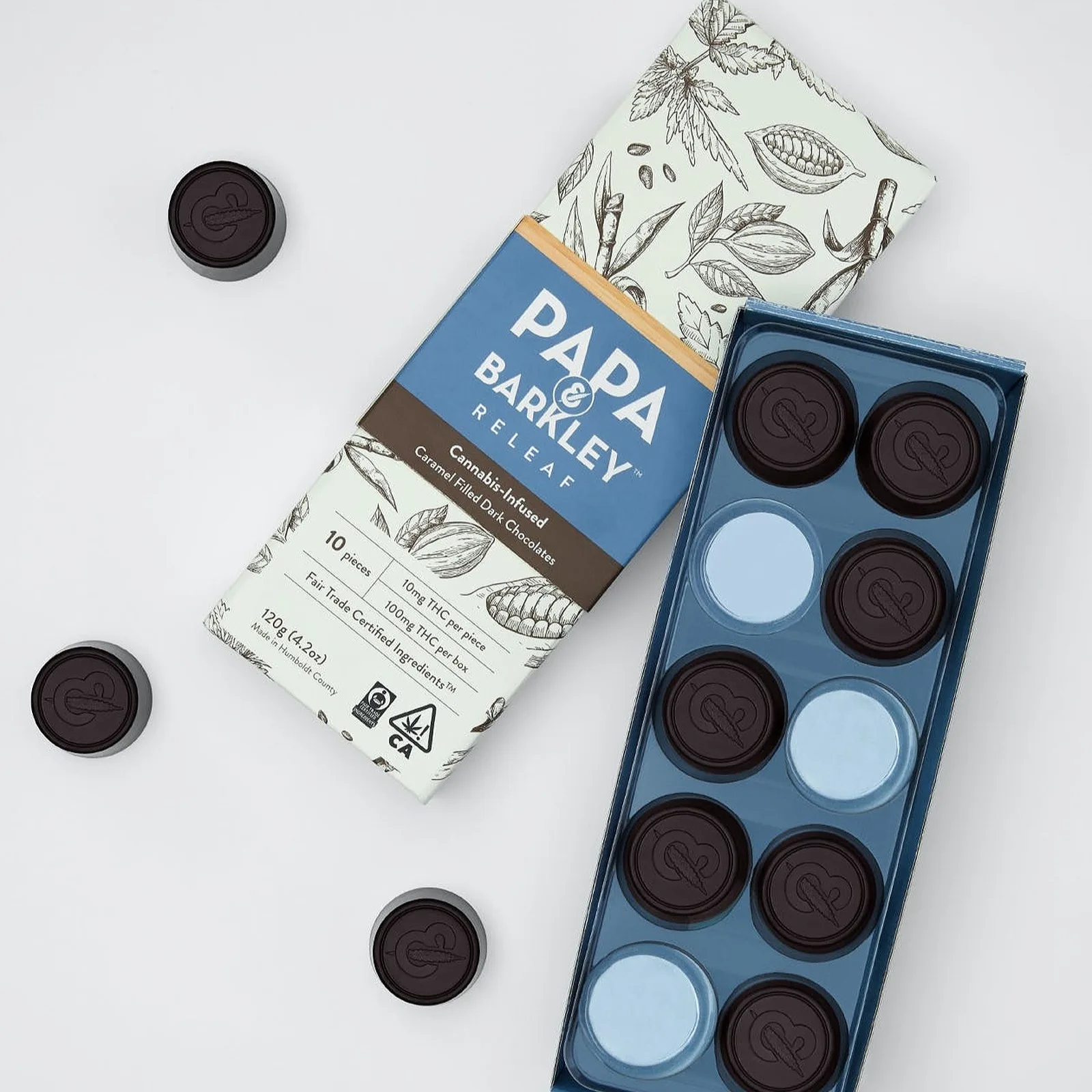 CARAMEL FILLED DARK CHOCOLATES