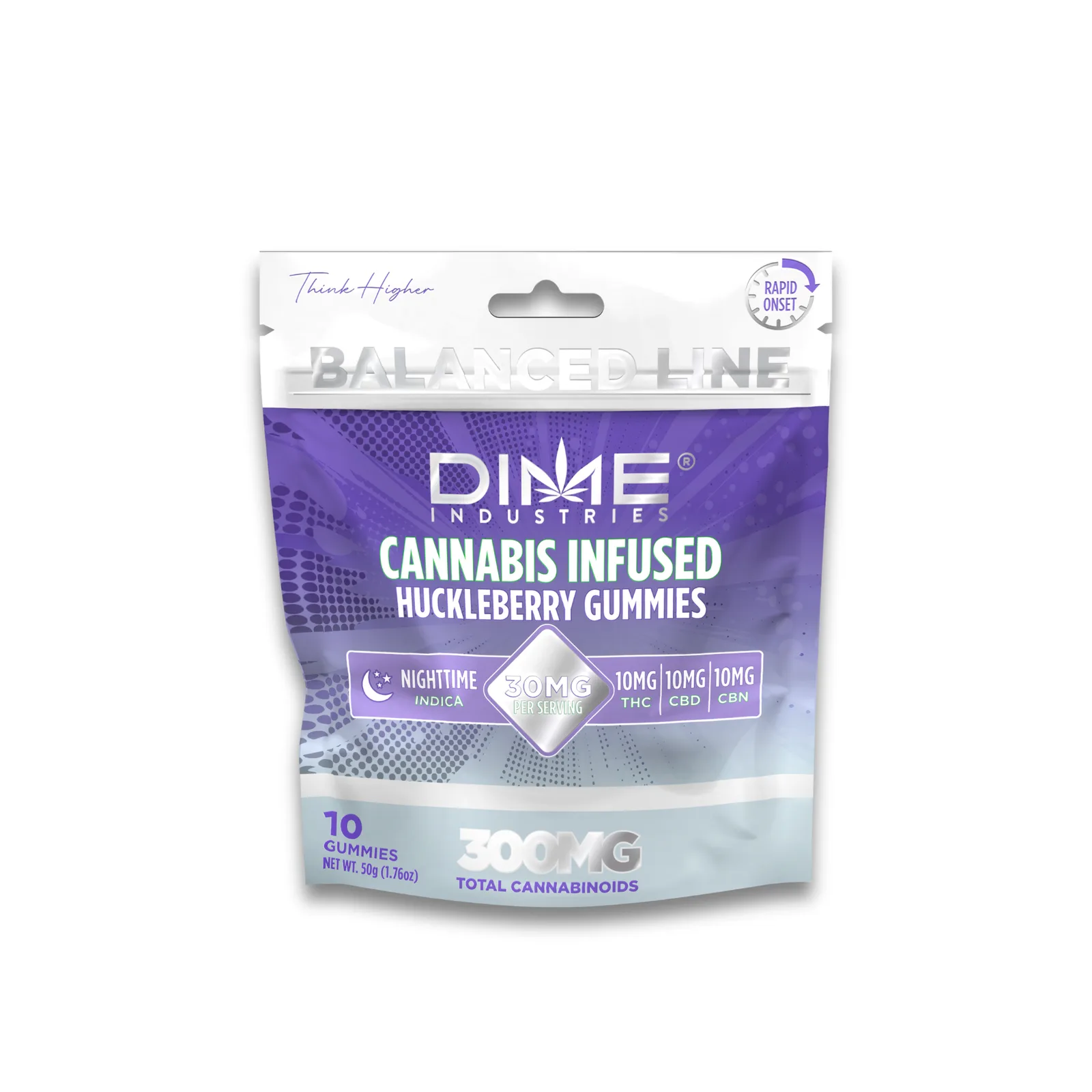 Dime - Gummies - Huckleberry - 10pc