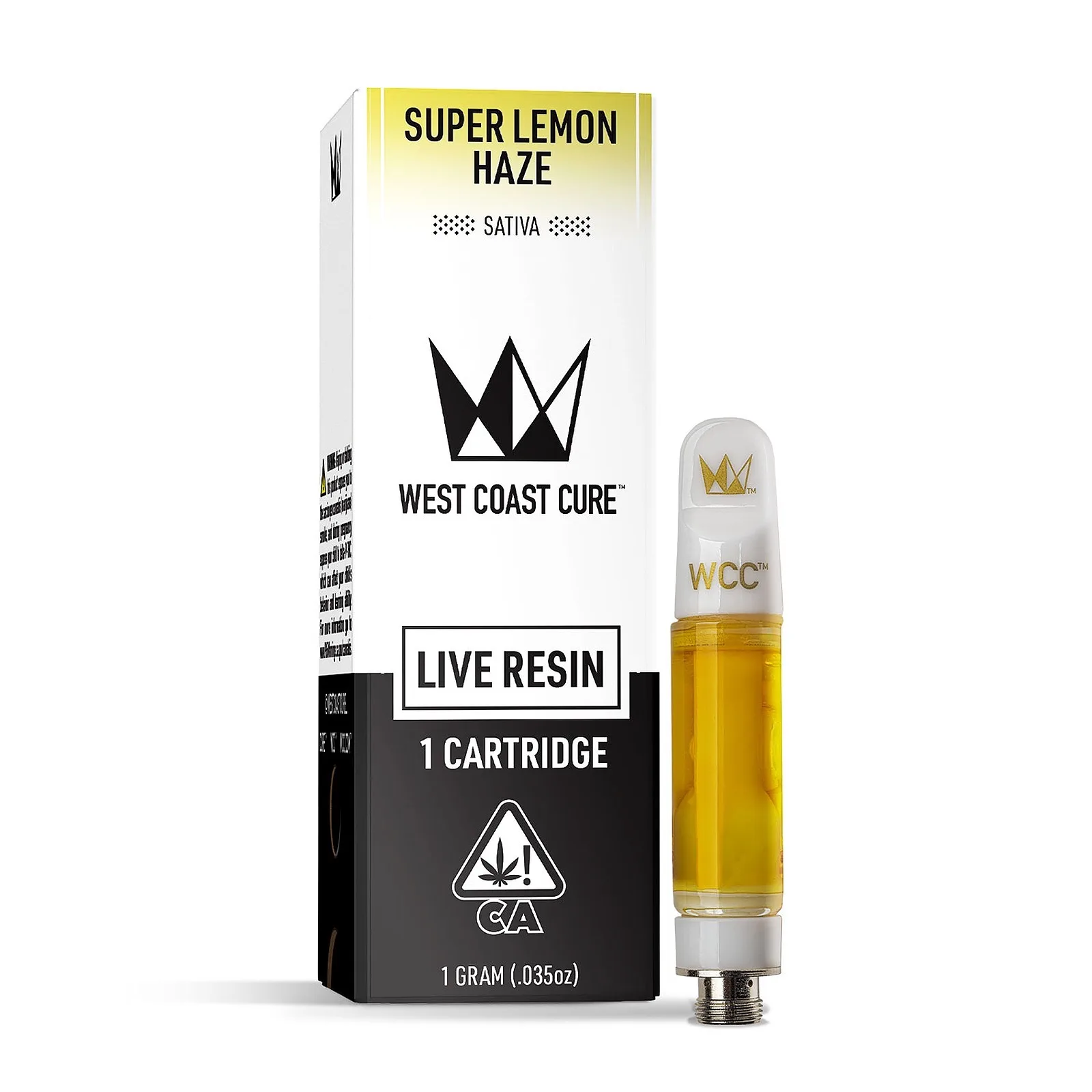 West Coast Cure - Super Lemon Haze (Sativa) Cartridge 1g
