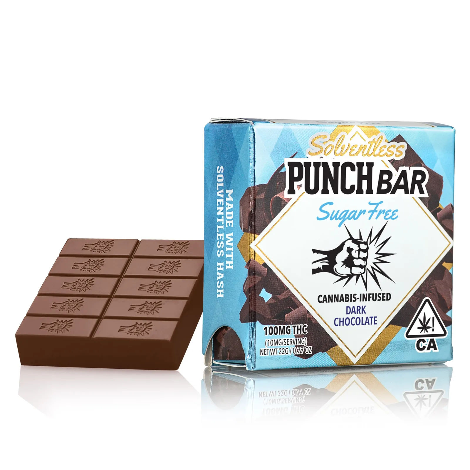 DARK CHOCOLATE SOLVENTLESS ROSIN BAR (SUGAR FREE)