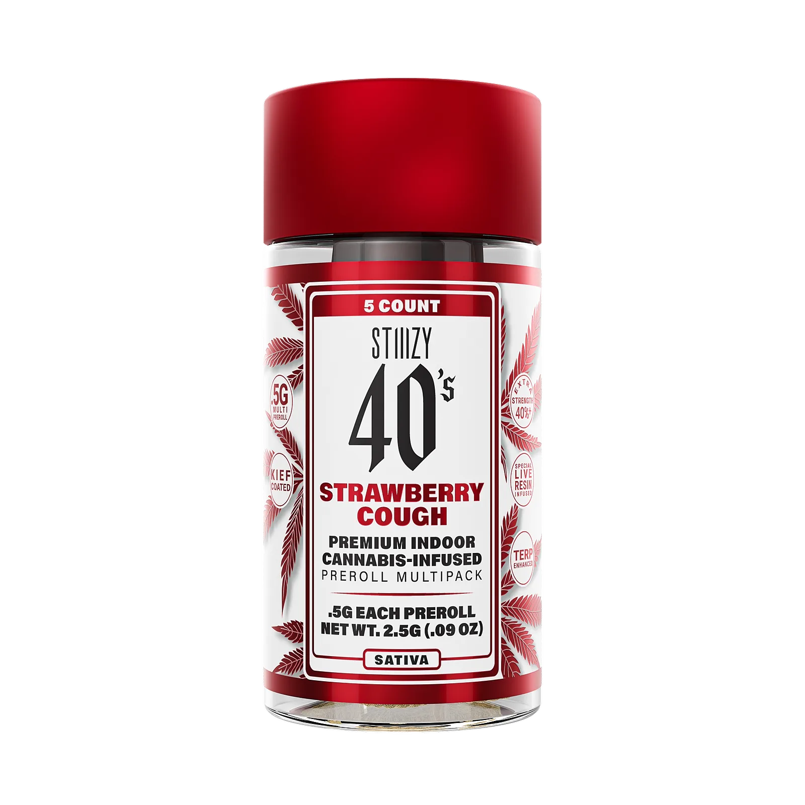 STRAWBERRY COUGH - .5G 40s PREROLL MULTI PACK
