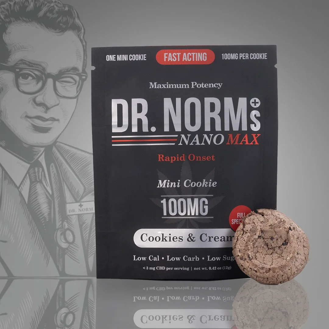 Dr. Norm's - Pecan Shortbread Cookies 10pk 100mg