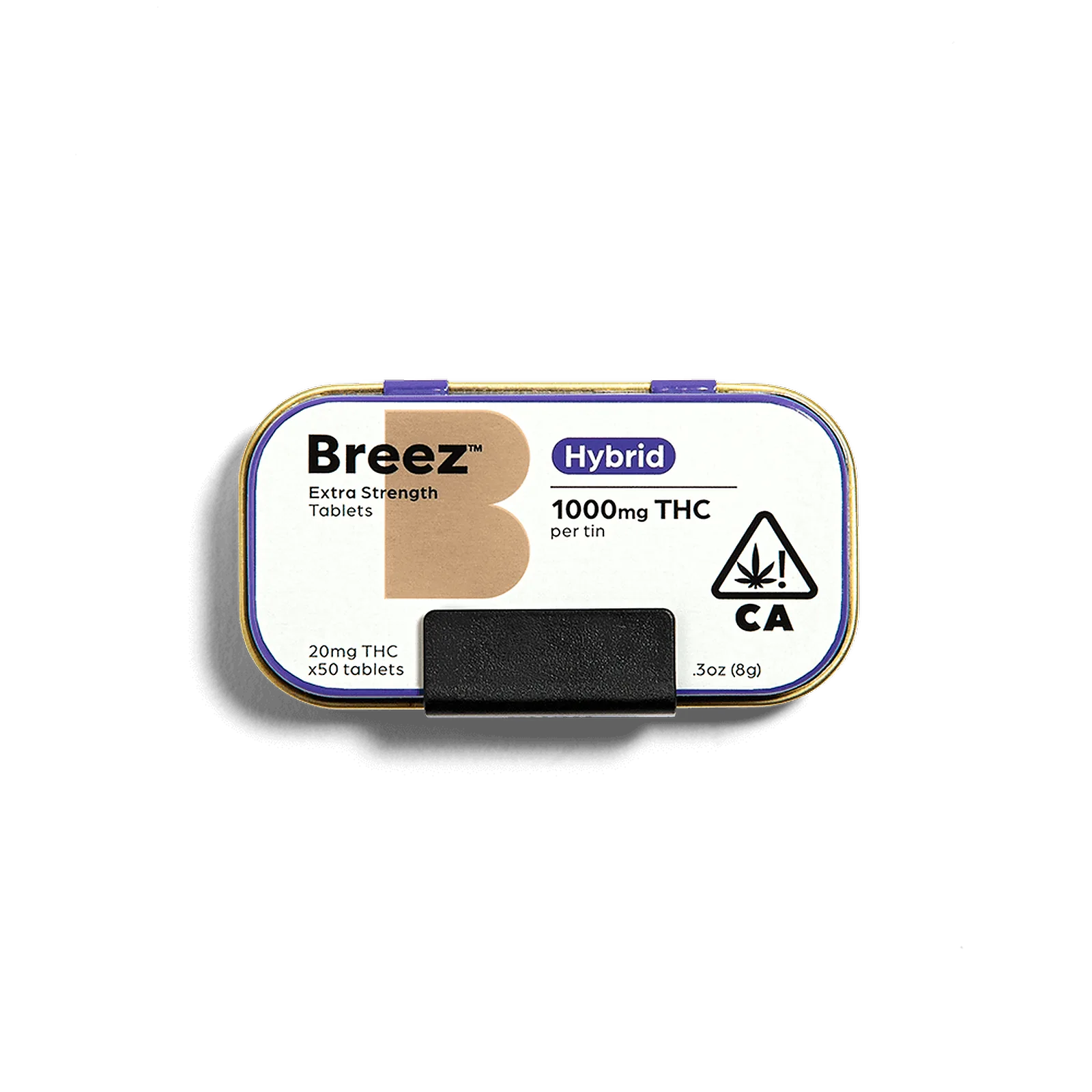 Breez - Extra Strength Tablet Tins (Hybrid, 1000 MG THC)