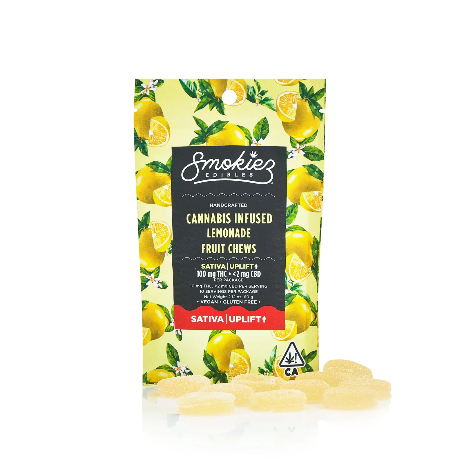 Lemonade Fruit Chews Bag 100mg