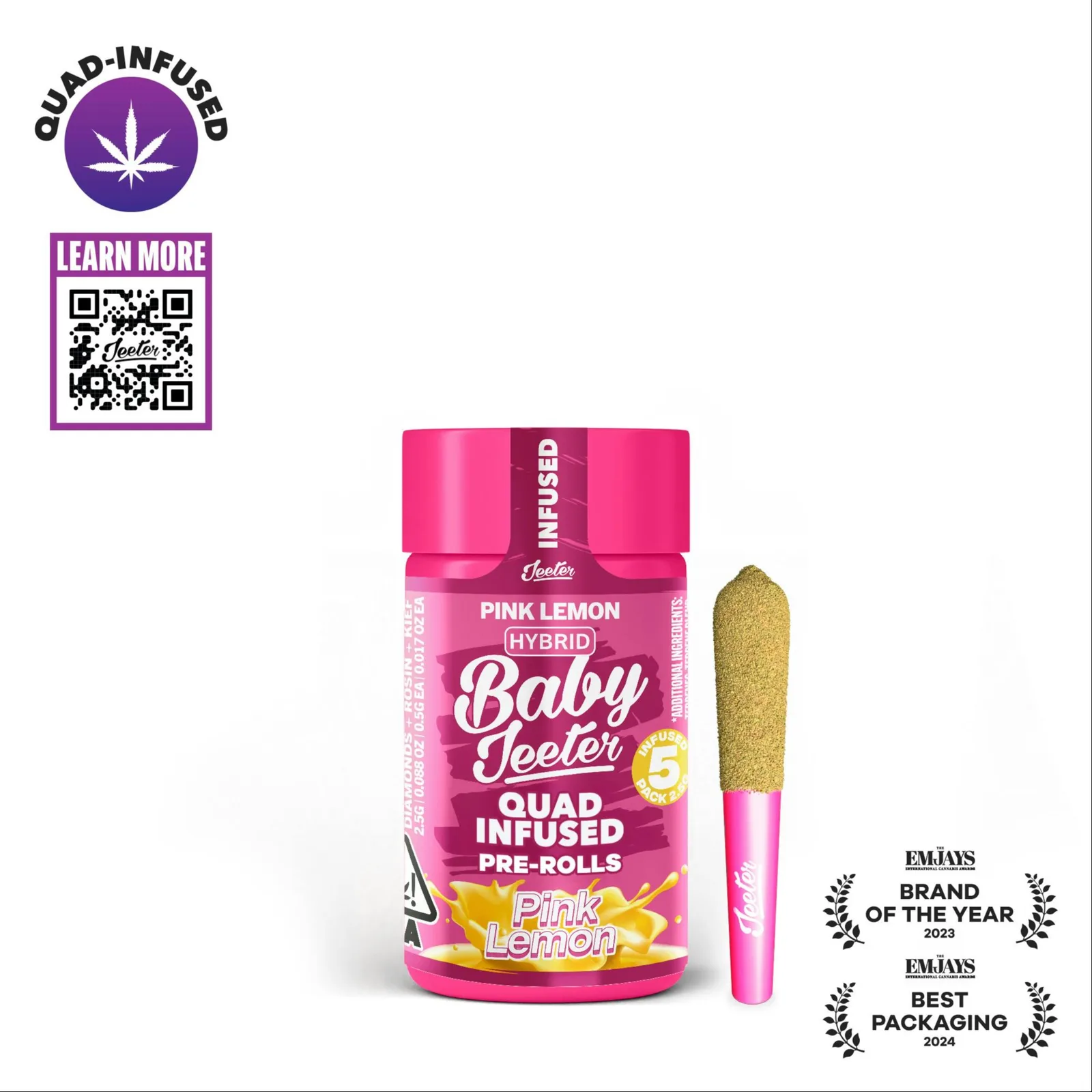 Baby Jeeter | Quad-Infused - Pink Lemon