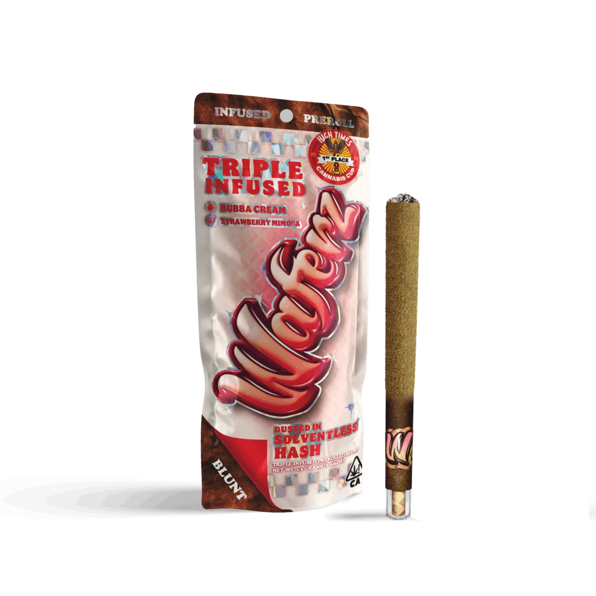 Waferz Triple Infused Blunt: Bubba Cream x Strawberry Mimosa (1.3g)