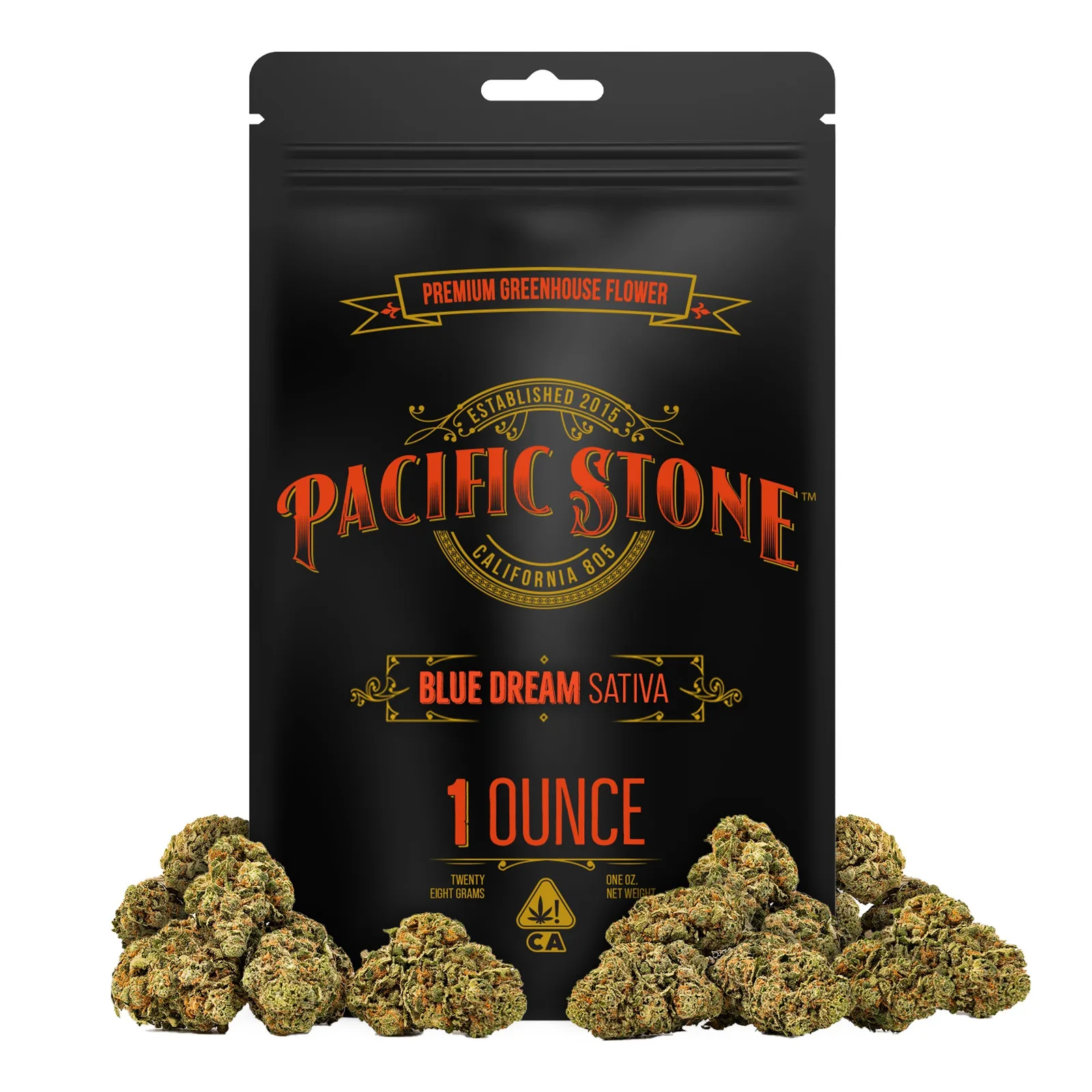 Pacific Stone - Blue Dream (Sativa) Flower (28g)