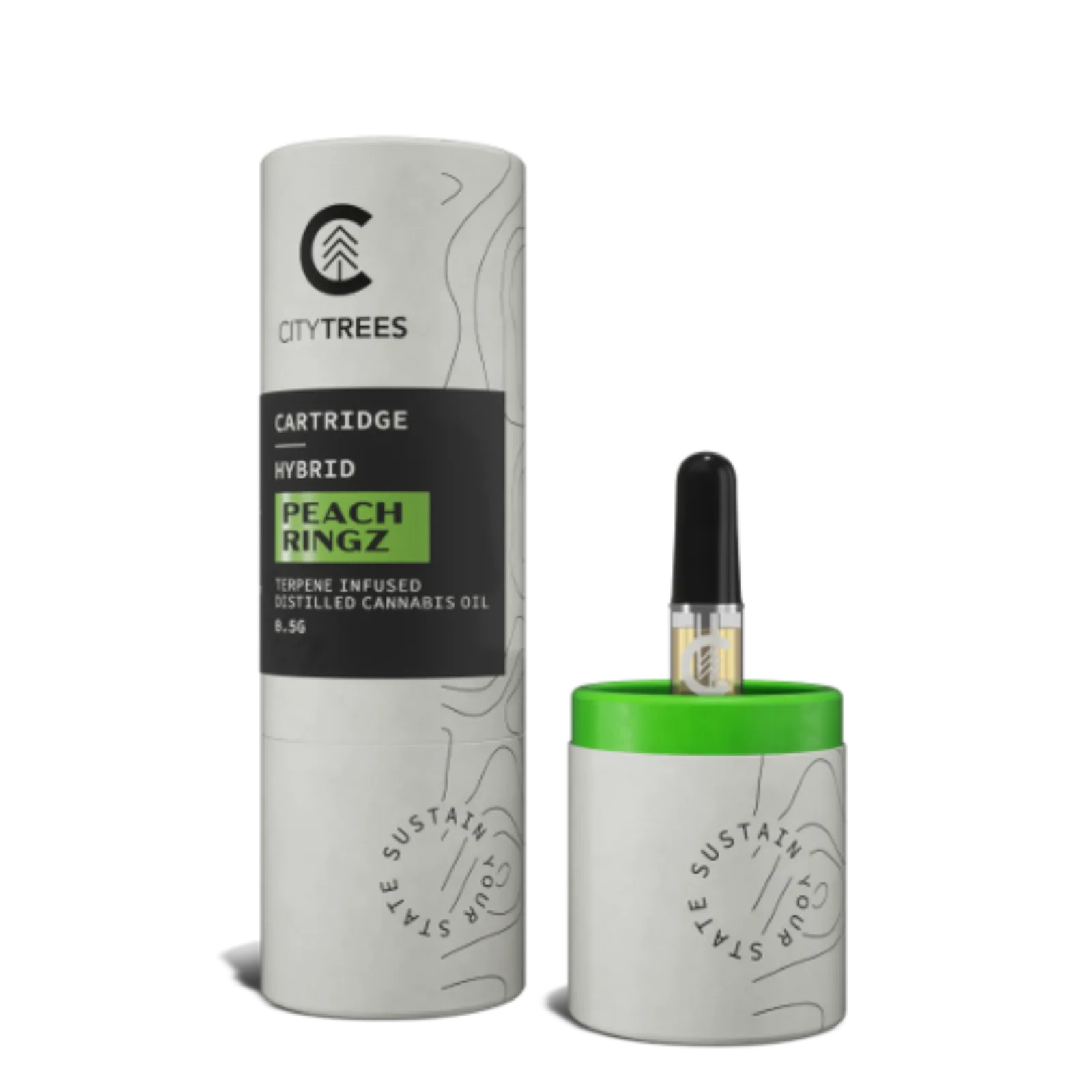 City Trees | Peach Ringz Cartridge 0.5g