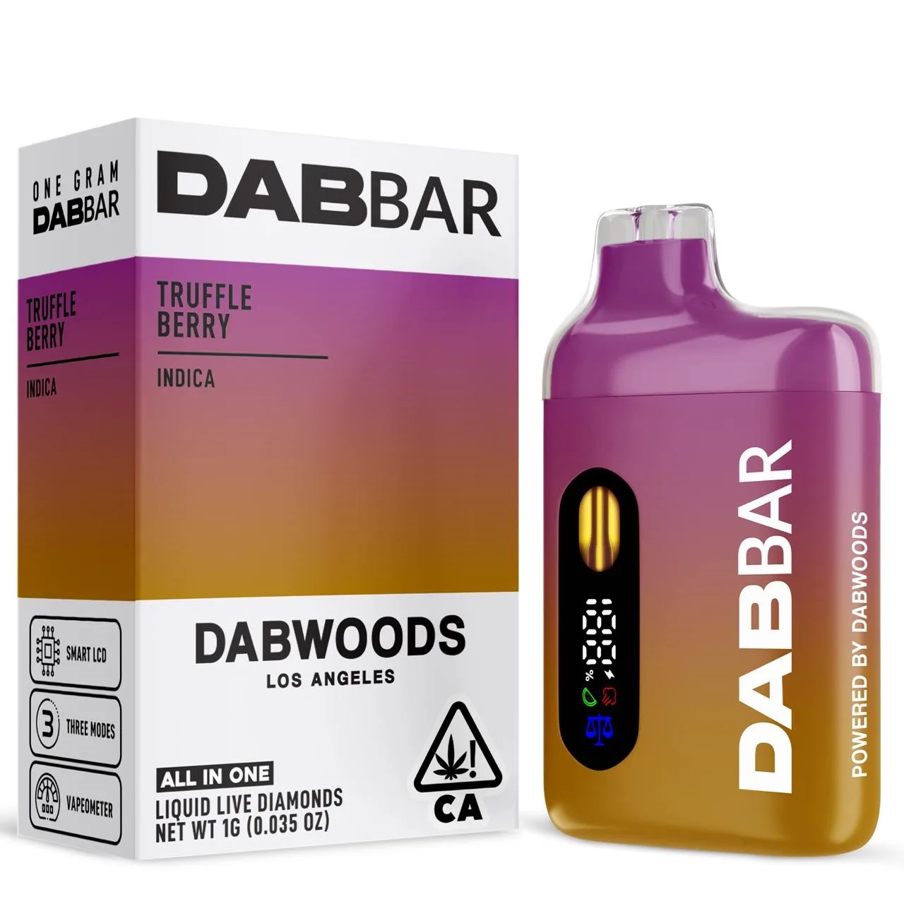 DABWOODS TRUFFLE BERRY (I) 1G LIQUID DIAMONDS DISPOSABLE