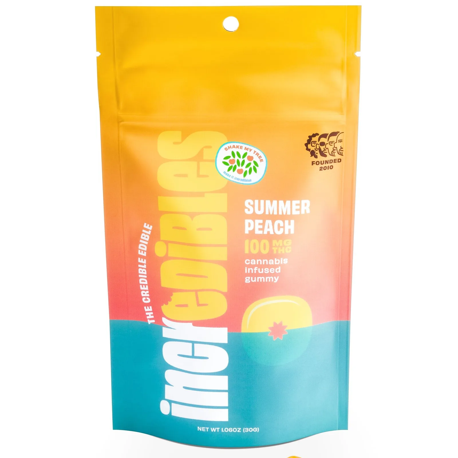 Incredibles Gummies Summer Peach 100mg