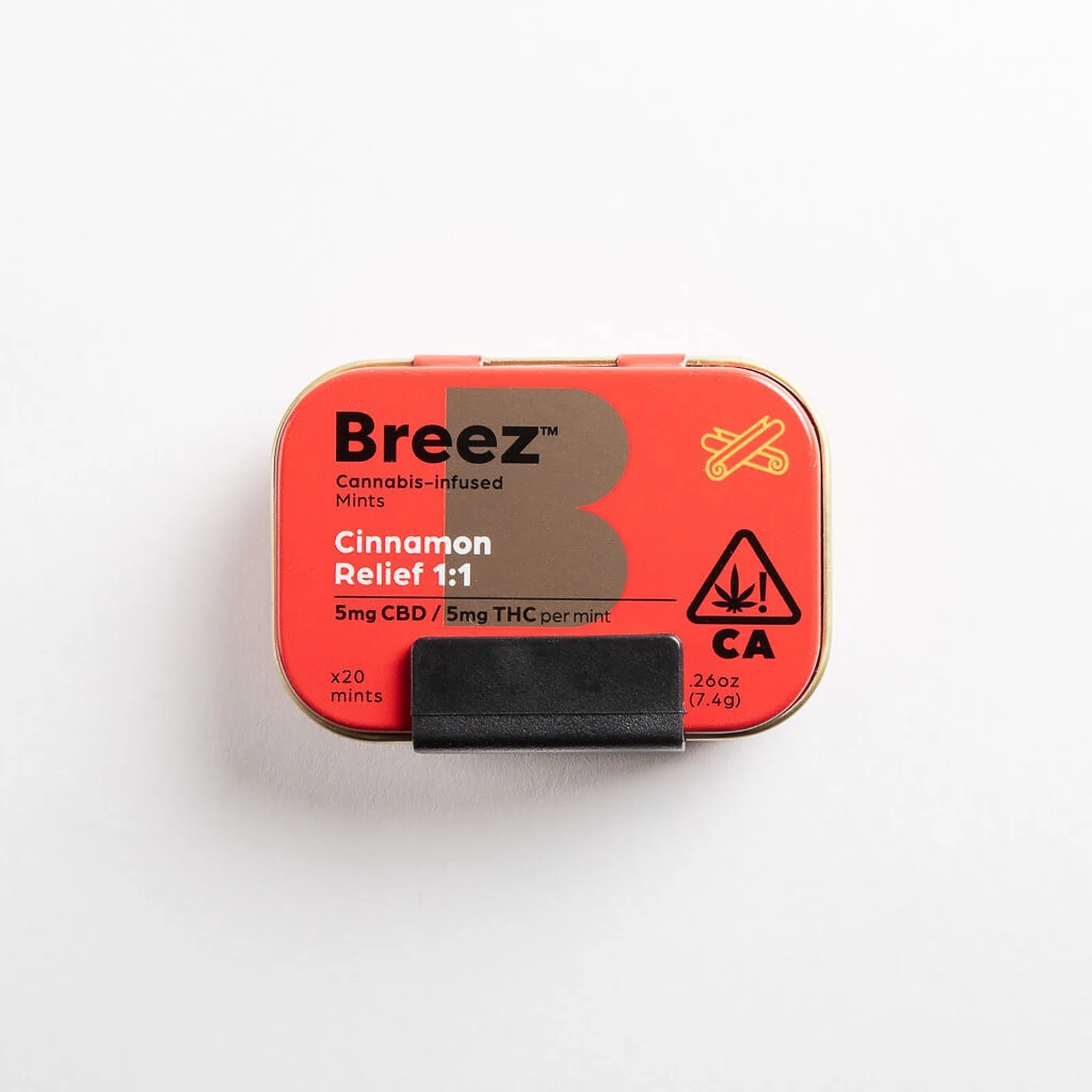 Breez Mints Cinnamon CBD 1:1