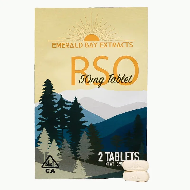 RSO 25mg x 2 Tablets - White CBG
