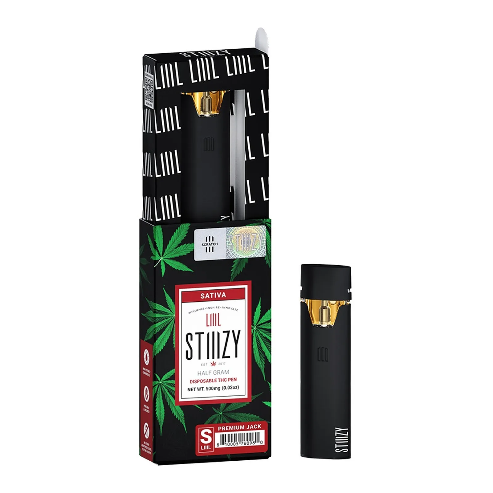 Liiil Stiiizy Disposable Vape Pen - Premium Jack (0.5g Sativa)