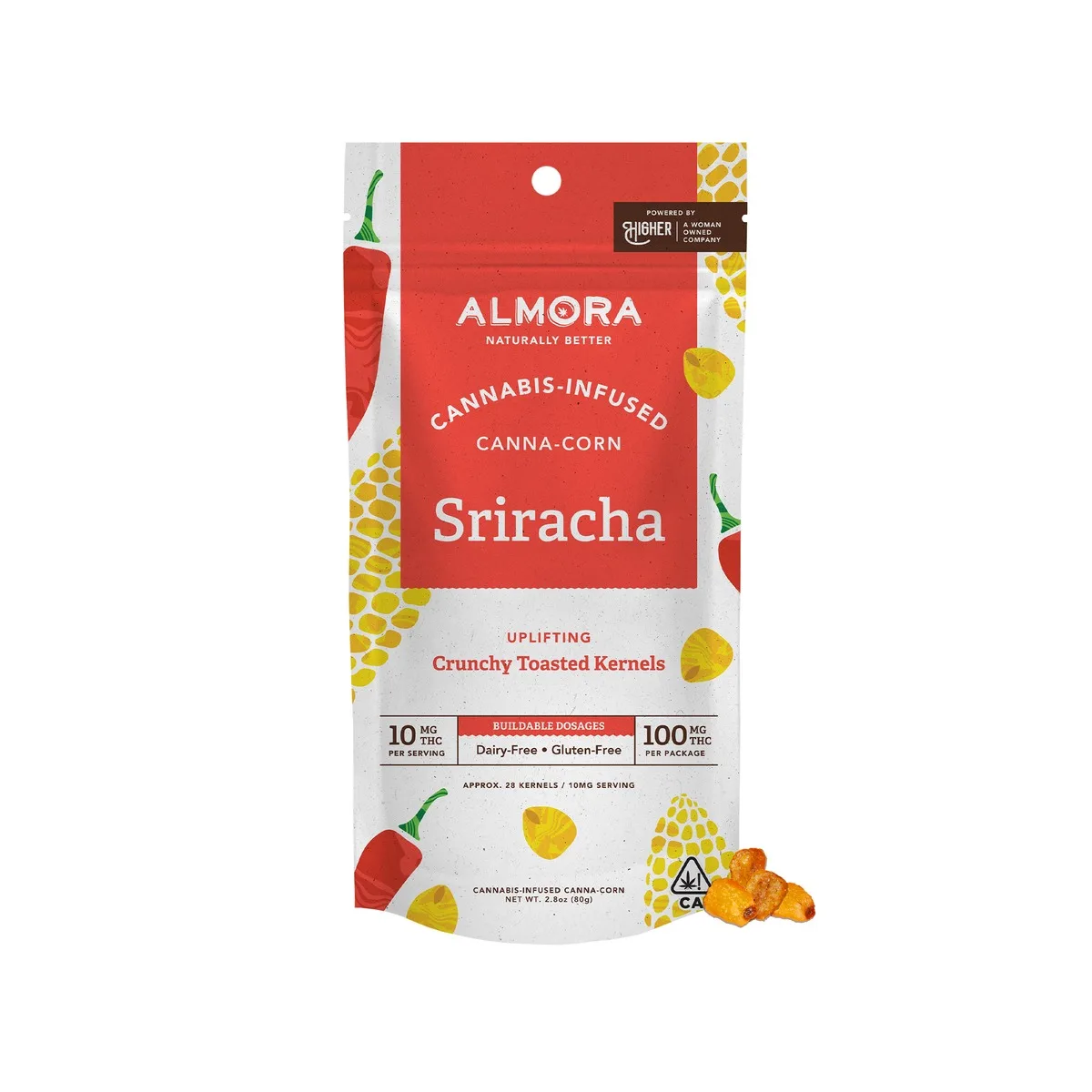 SRIRACHA CANNA-CORN KERNELS | 100MG | SATIVA