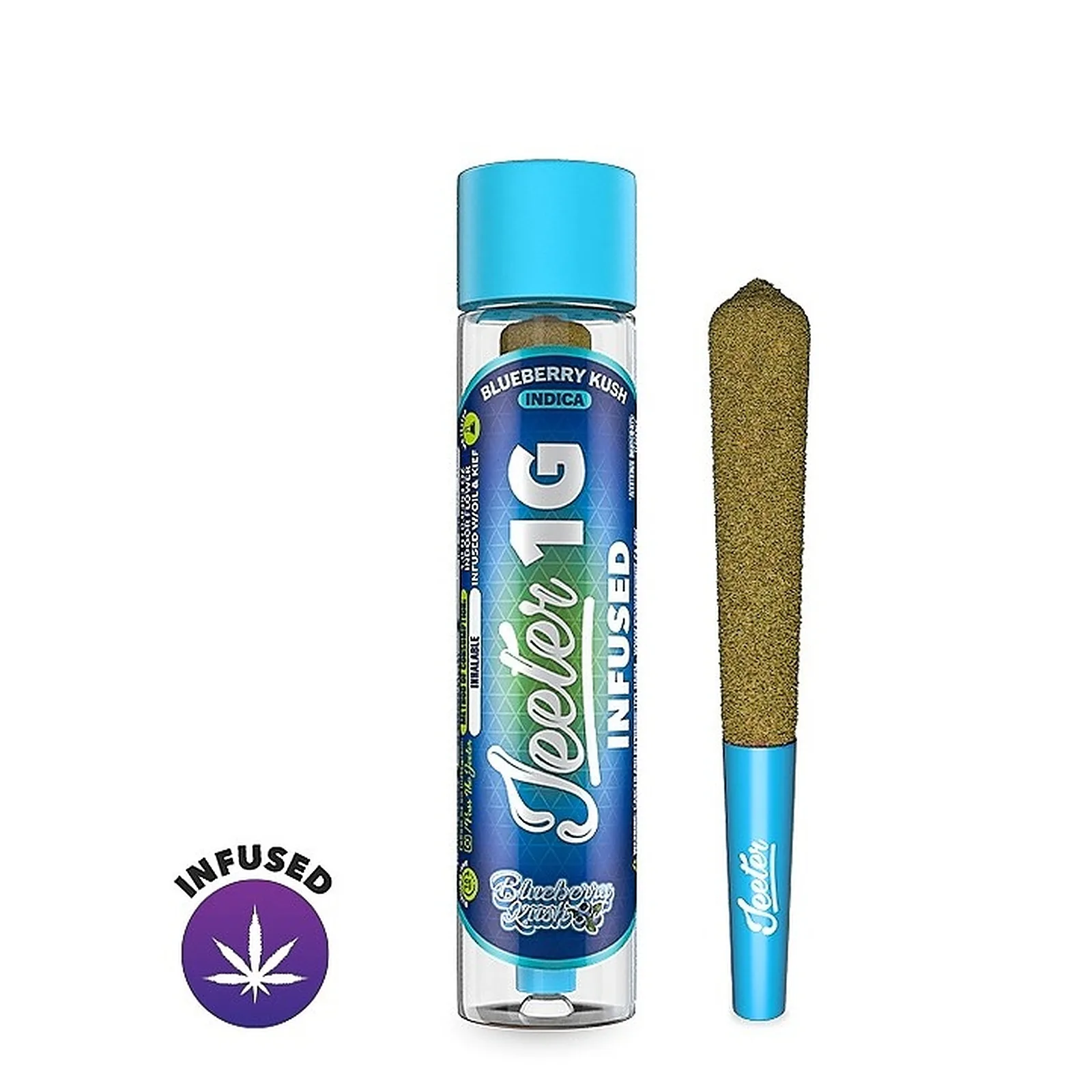 Jeeter - Blueberry Kush Infused Preroll 1g