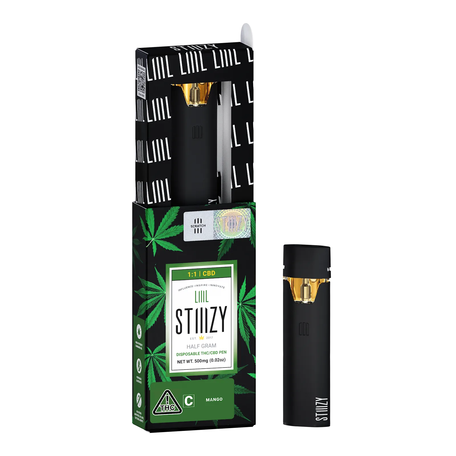 LIIIL STIIIZY CBD 1:1 MANGO