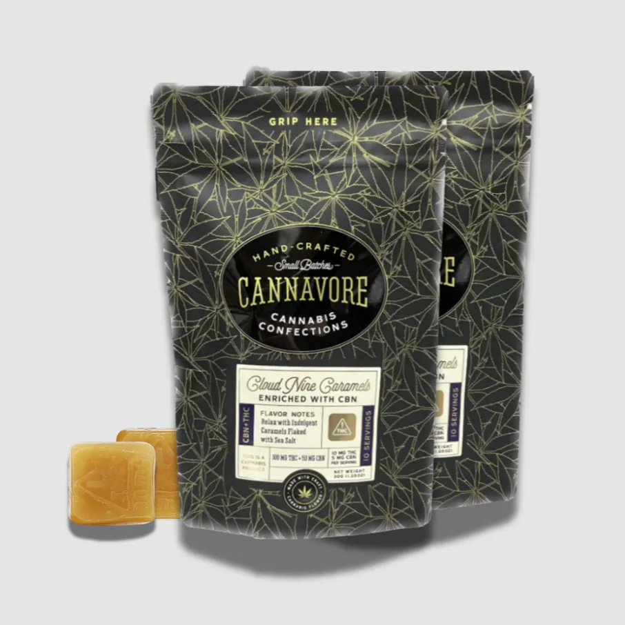 Cannavore | Cloud Nine Caramels 2:1 THC:CBN 100mg