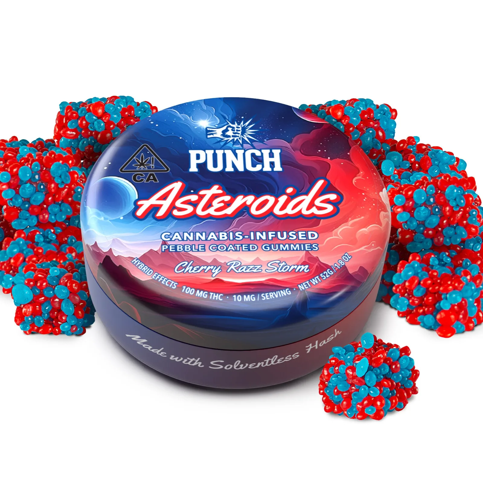 Punch - Cherry Razz Storm Asteroids 100mg