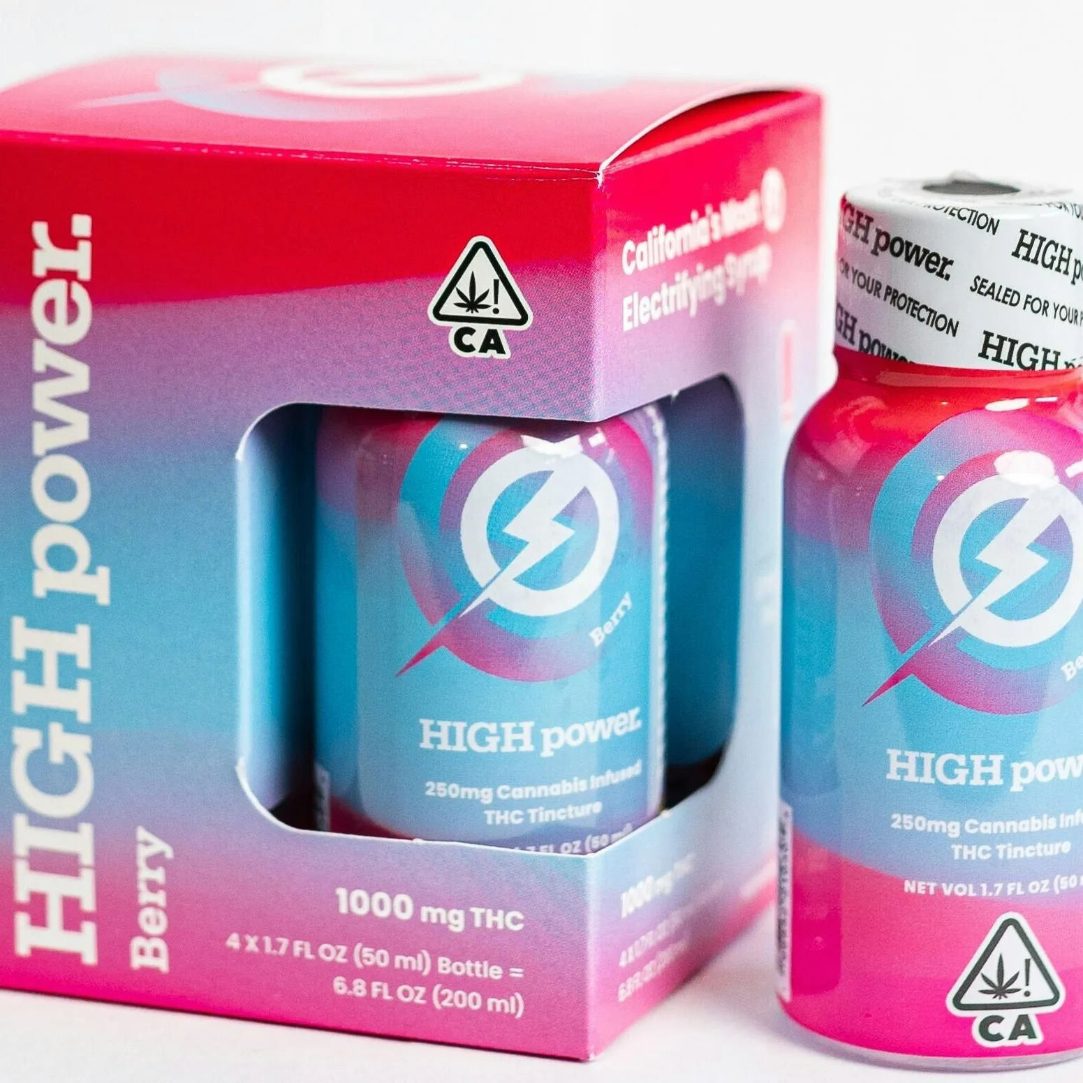 HIGH Power syrup - Berry 1000mg THC (4 Pack)