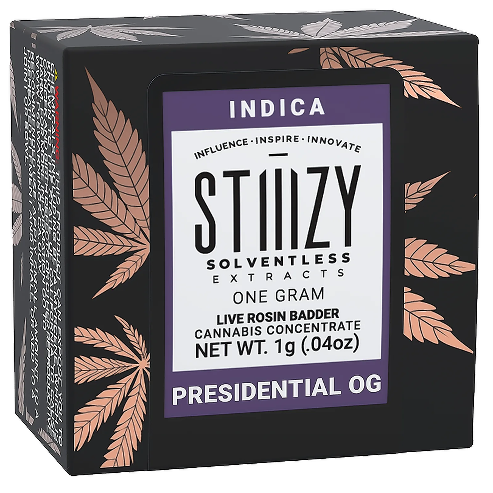 STIIIZY - STIIIZY EXTRACTS - 1G LIVE ROSIN BADDER - PRESIDENTIAL OG - 1 g
