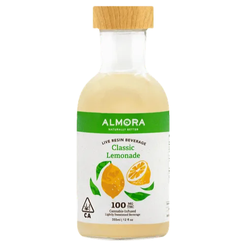 Almora Farm: 12oz Bottle: 100mg THC OG Lemonade Beverage