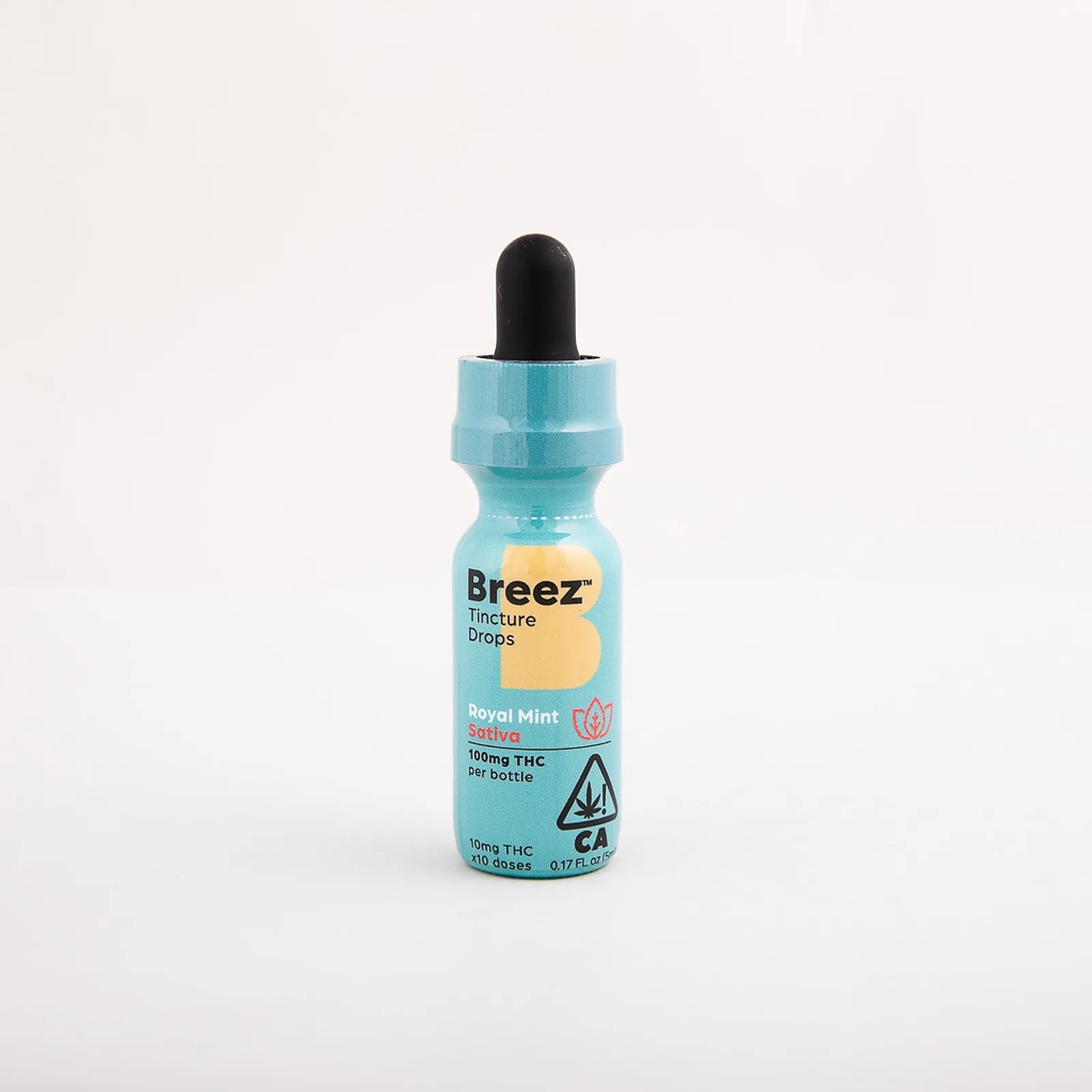 1000mg Royal Mint Sativa Tincture Drops - Breez