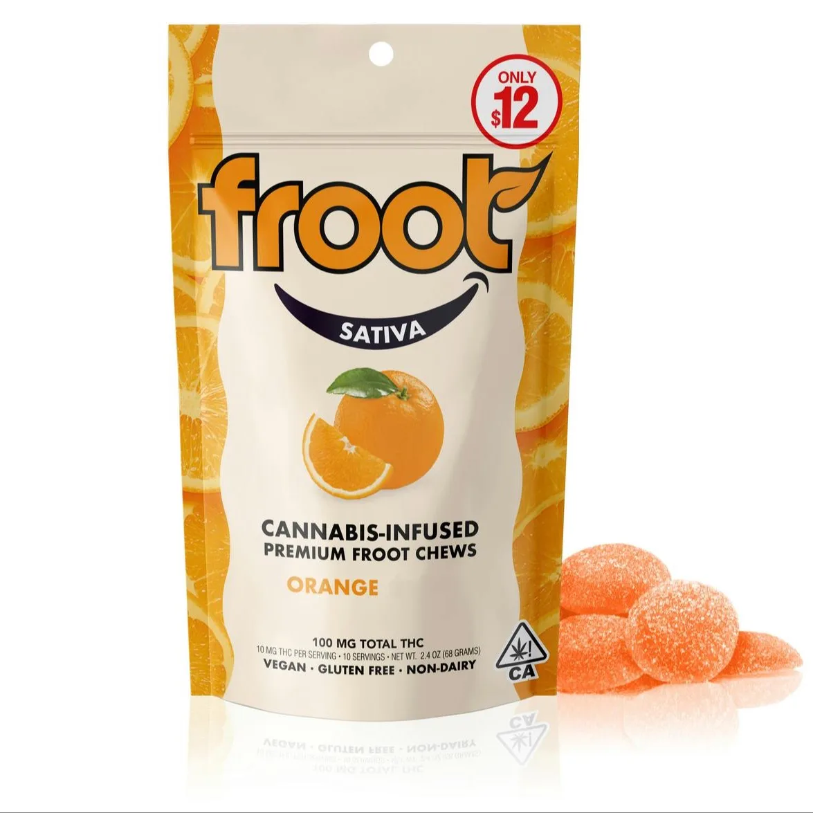 Froot Orange Tangie Gummies - 100mg