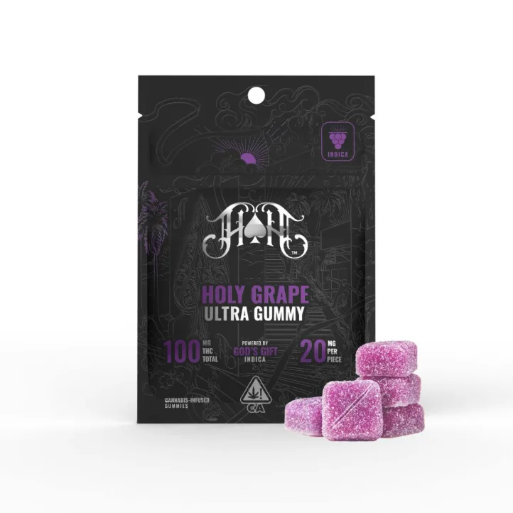 Holy Grape | Indica - Ultra Pure Gummies - 100mg THC