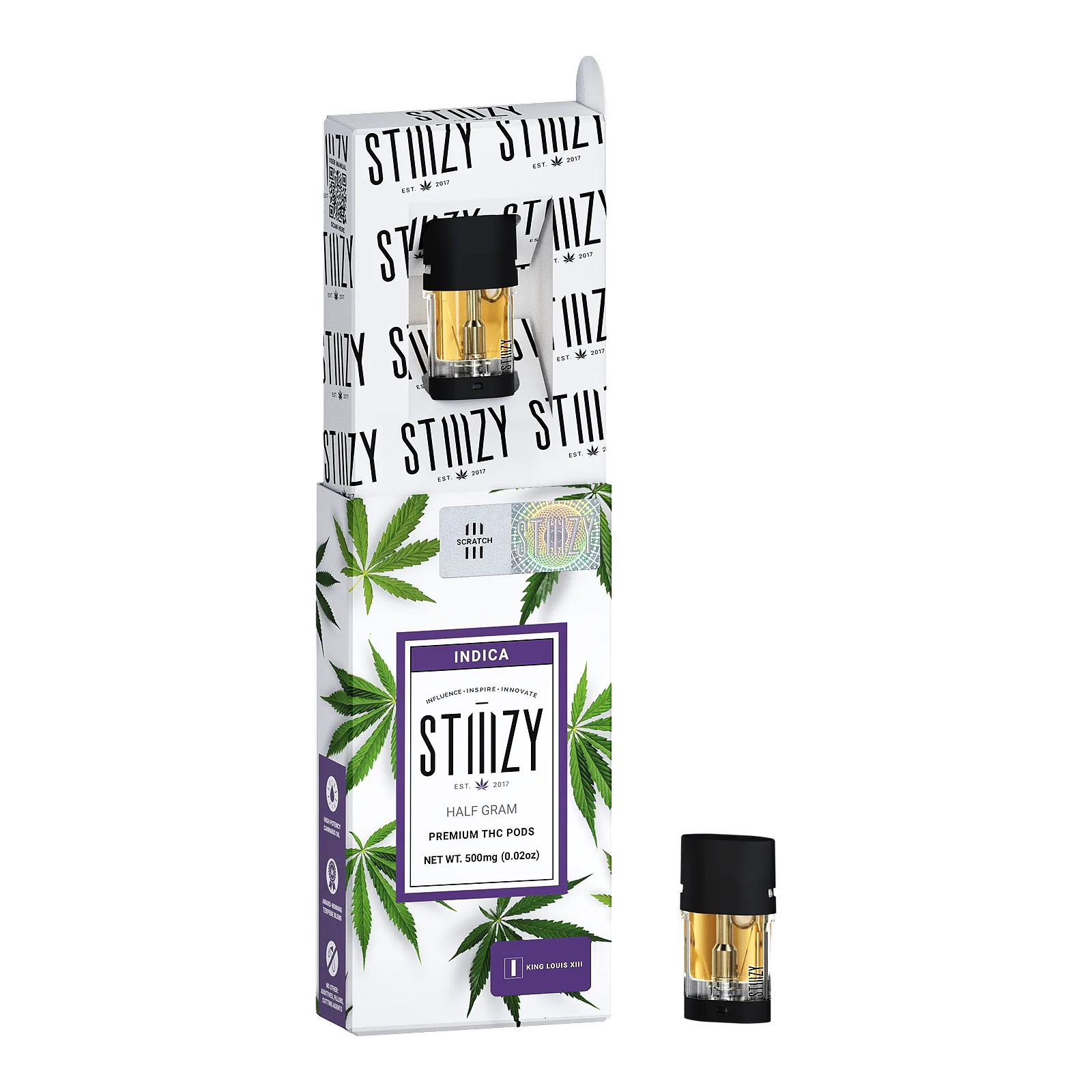 STIIIZY - .5G POD - KING LOUIS XIII - .5 g