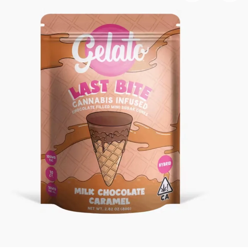 Last Bites Chocolate Caramel Mini Cones