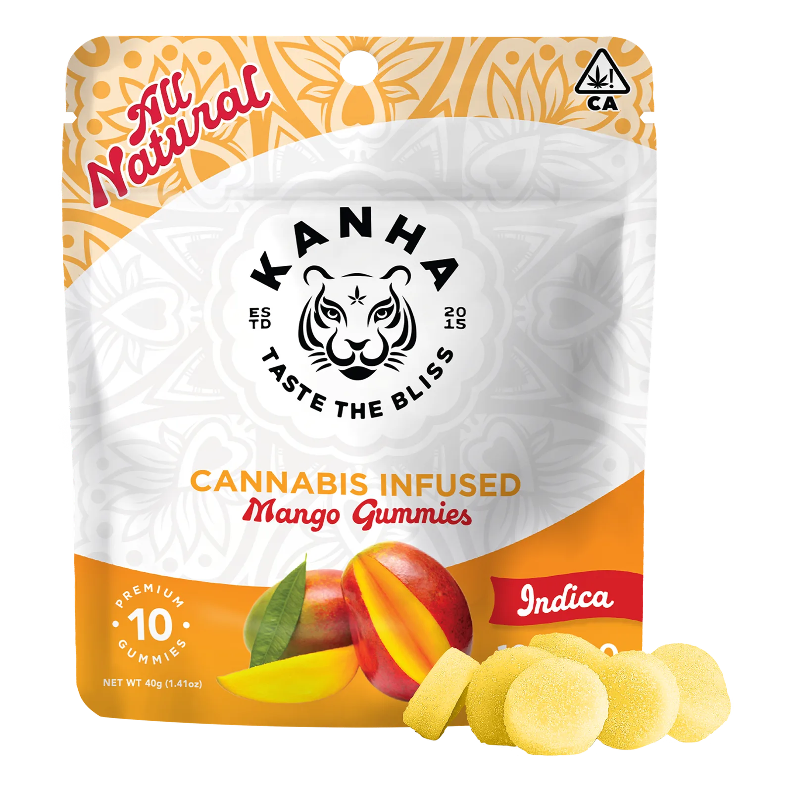 KANHA | Mango | Indica | 100mg THC | 10-pack
