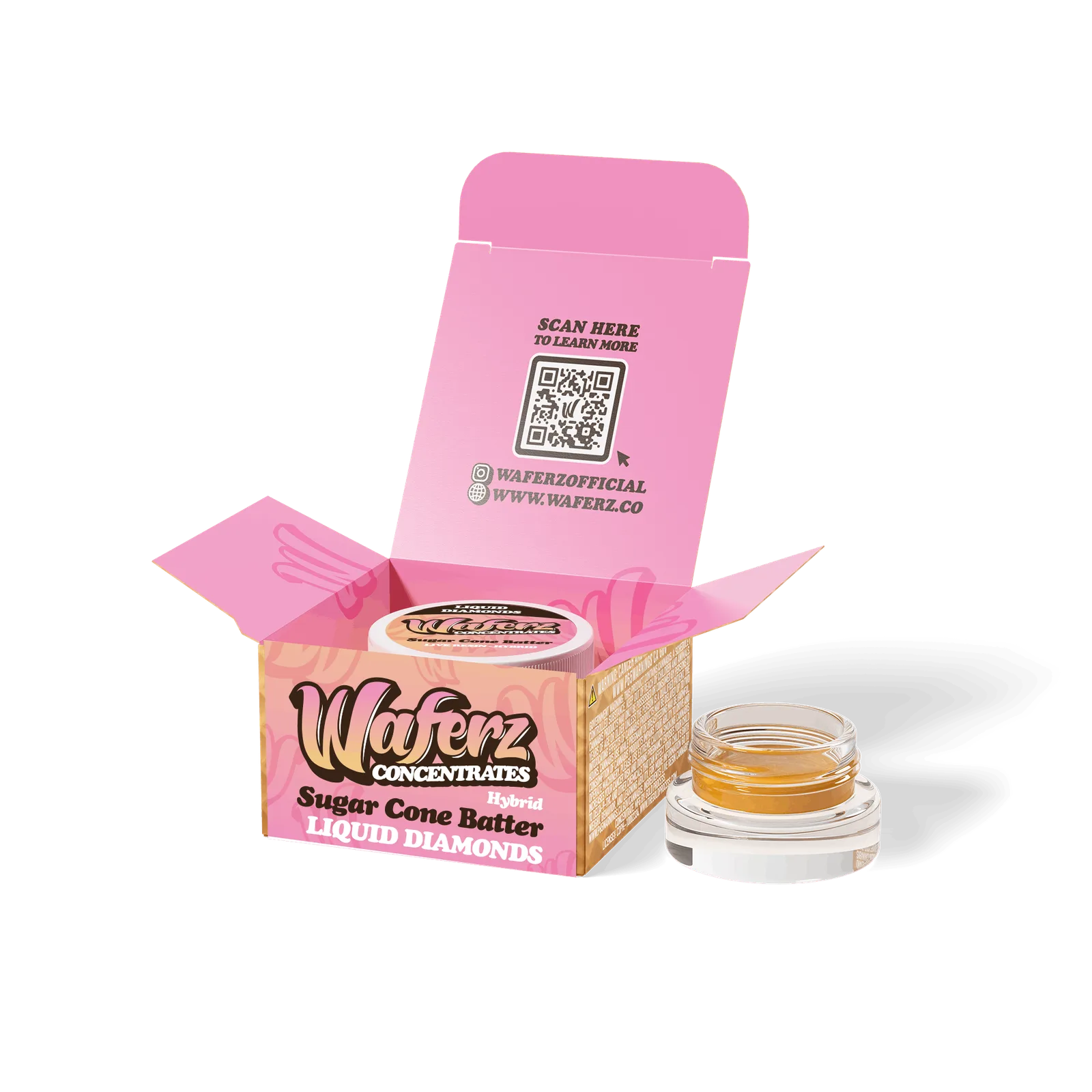 Waferz Liquid Diamonds: Sugar Cone Batter - 1G