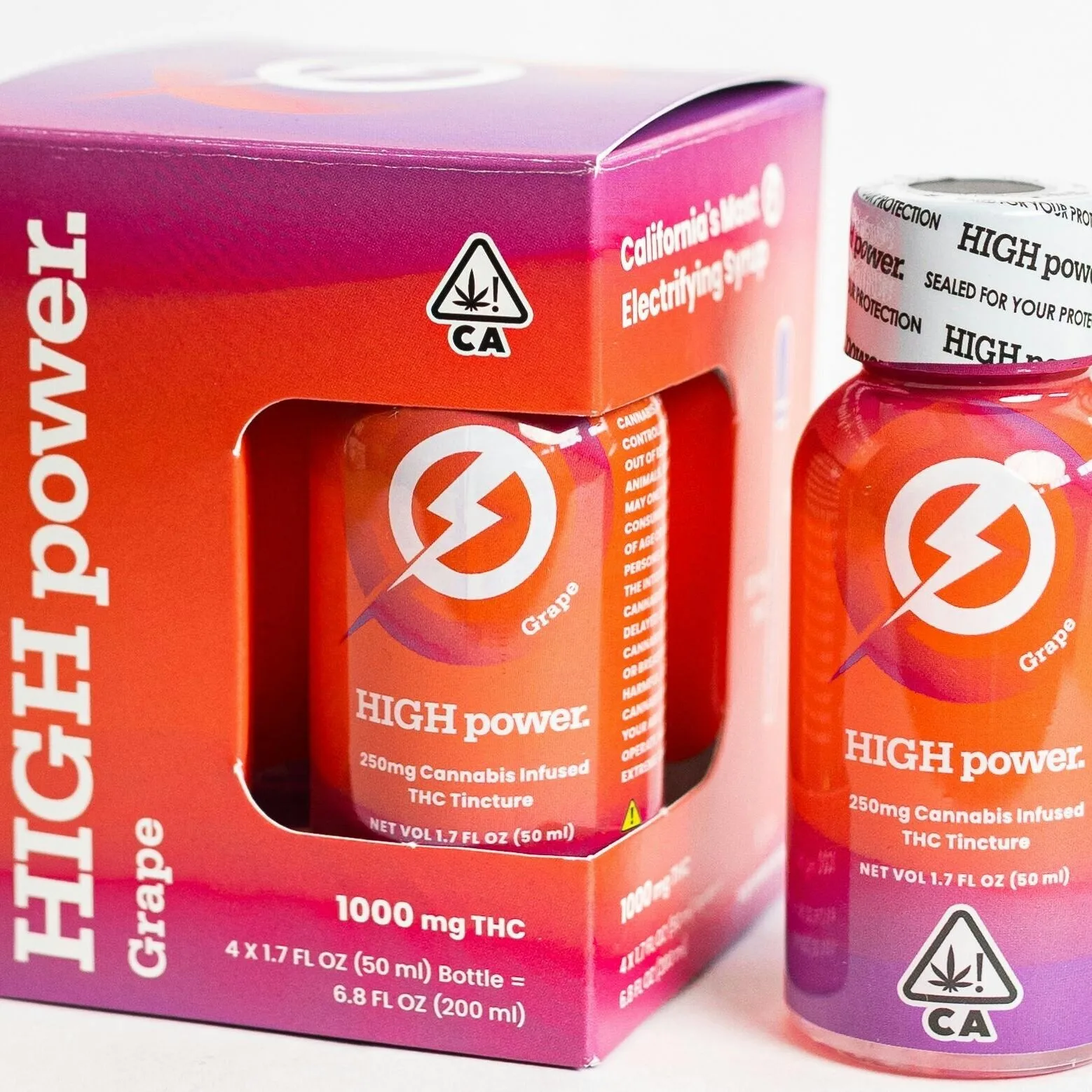 HIGH Power syrup - Grape 1000mg THC (4 Pack)