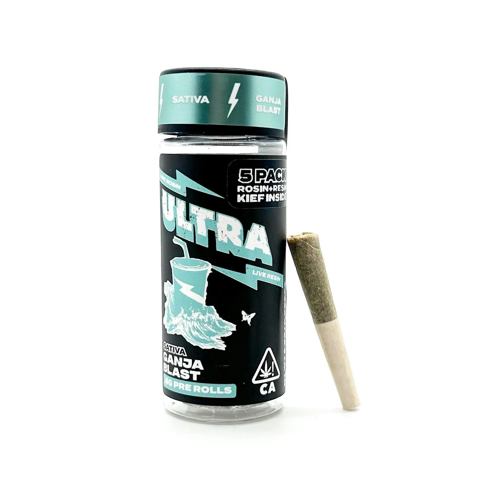 Ganja Blast - 5pk .5g Rosin/Resin Infused Pre Rolls