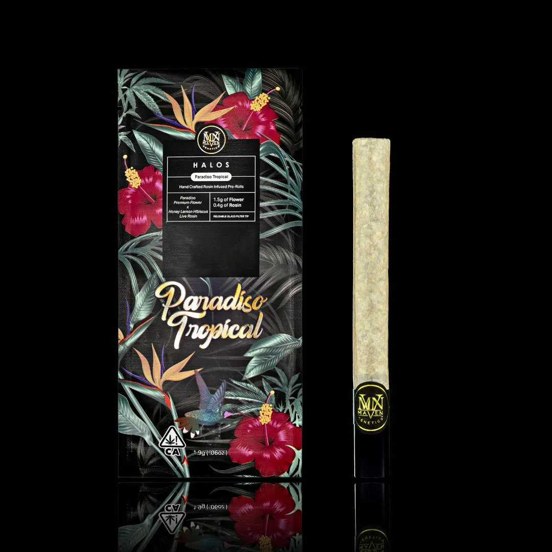 Paradiso Tropical - Maven Halos Rosin Infused Pre-Roll [1.9g]