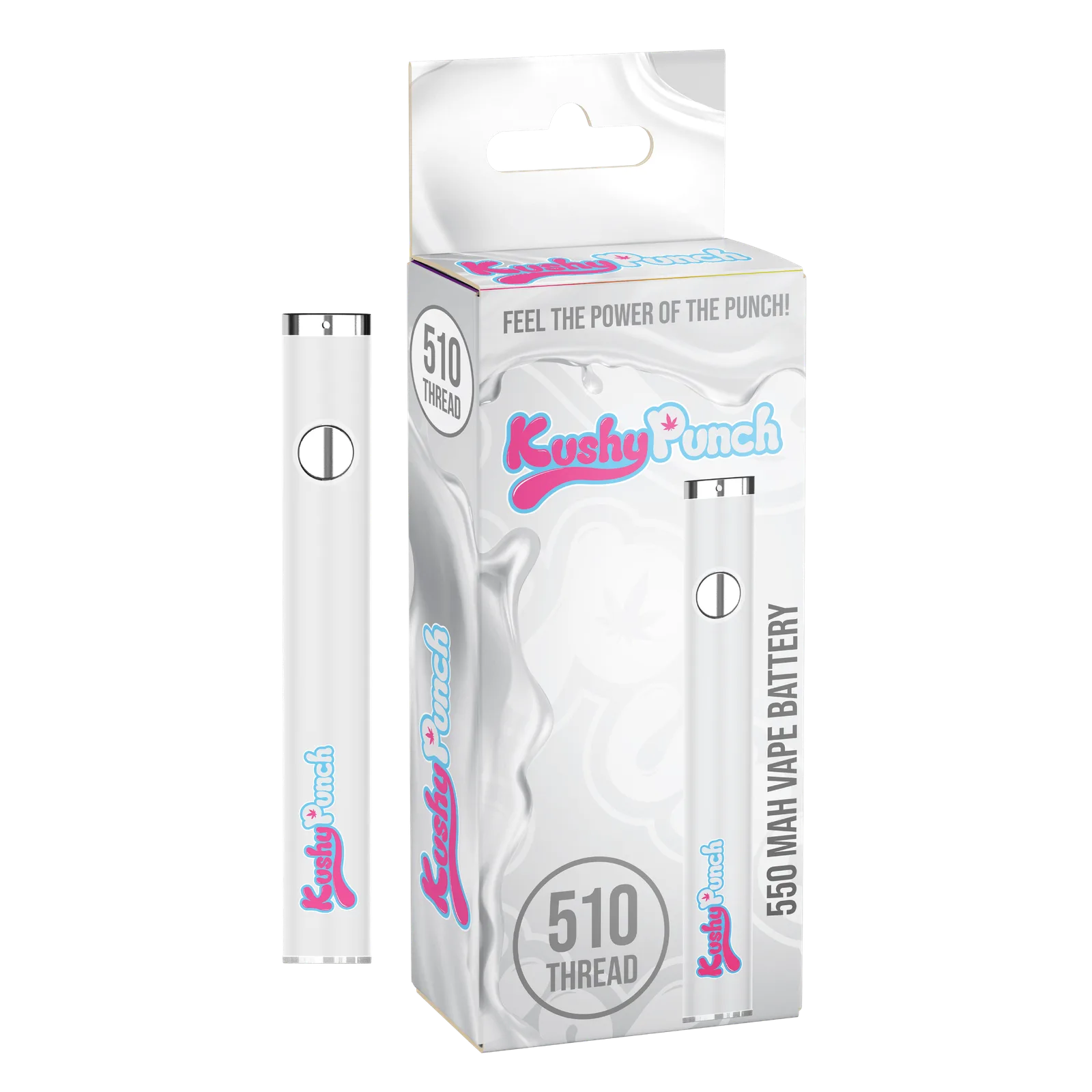 Kushy Punch 510 Battery - White