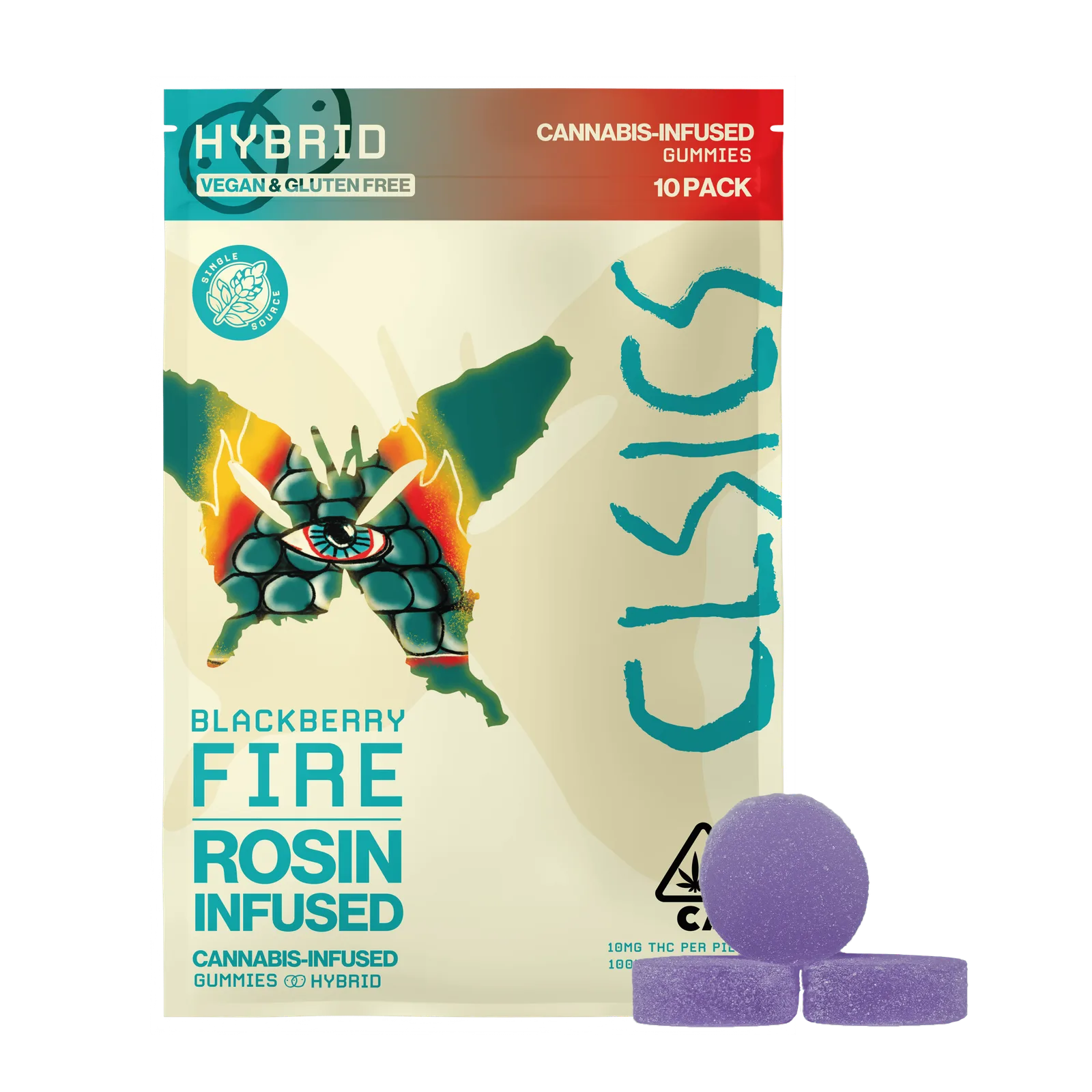 Blackberry Fire - 10Pk GUMMIES LIVE ROSIN INFUSED