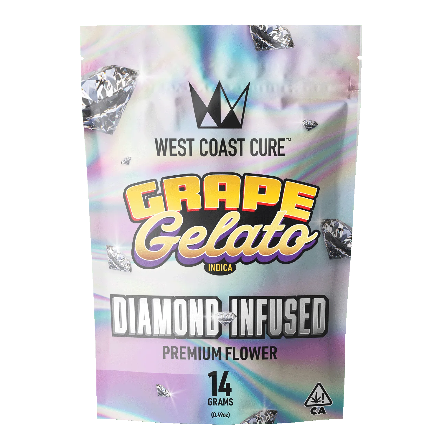 Grape Gelato - 14G Diamond Infused Premium Flower