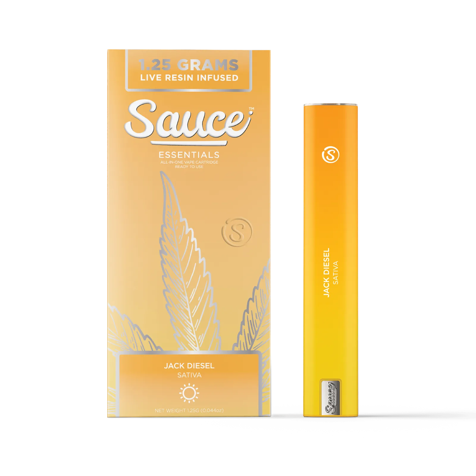 Sauce | Essentials | Jack Diesel | Live Resin Disposable | 1.25g