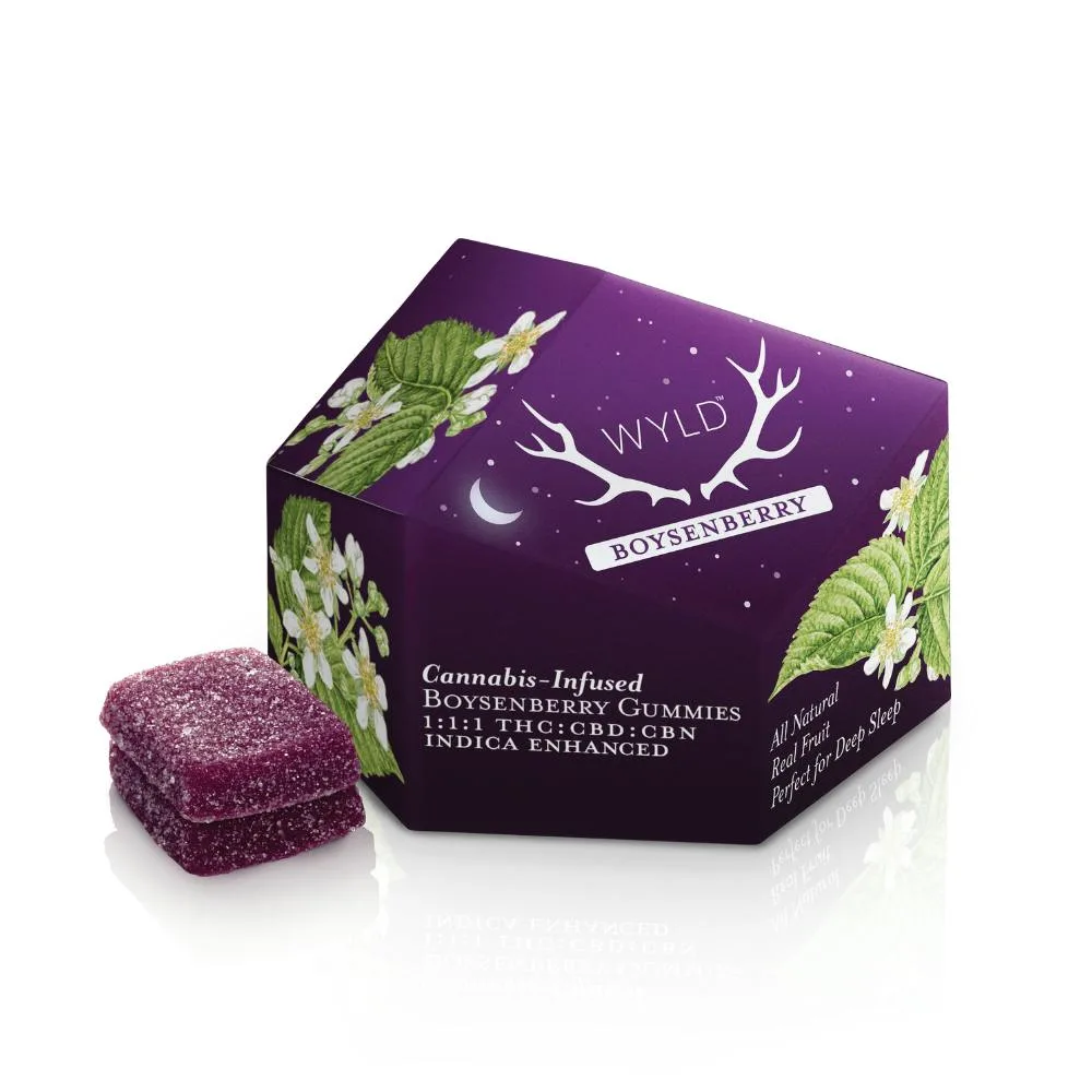 Boysenberry 1:1:1 CBD+CBN Enhanced Gummies