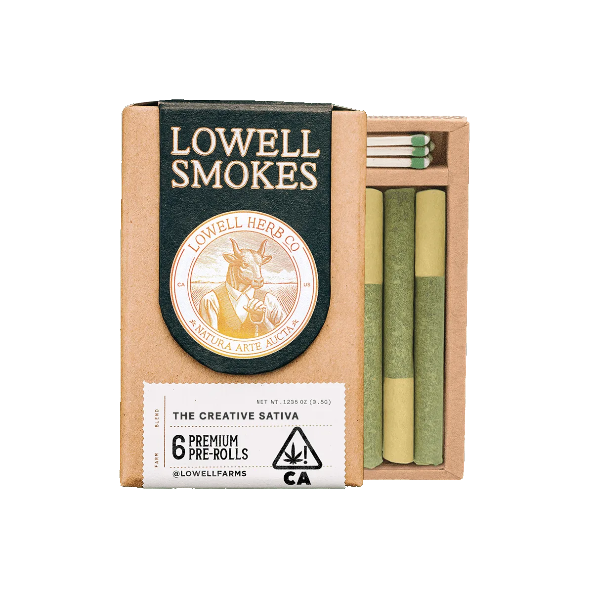 Lowell Smokes | 3.5g Pre Roll Pack | The Creative Sativa