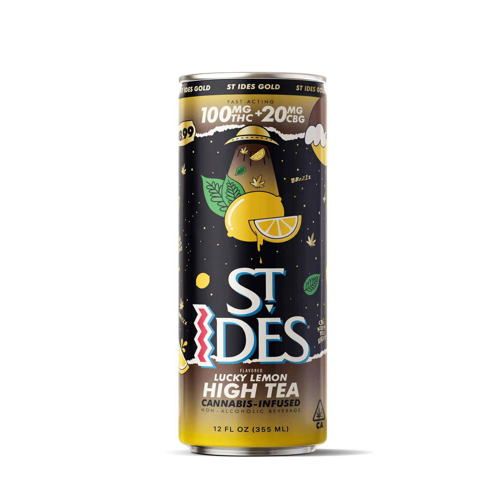 Lucky Lemon | 12oz High Tea 100MG + 20MG CBG