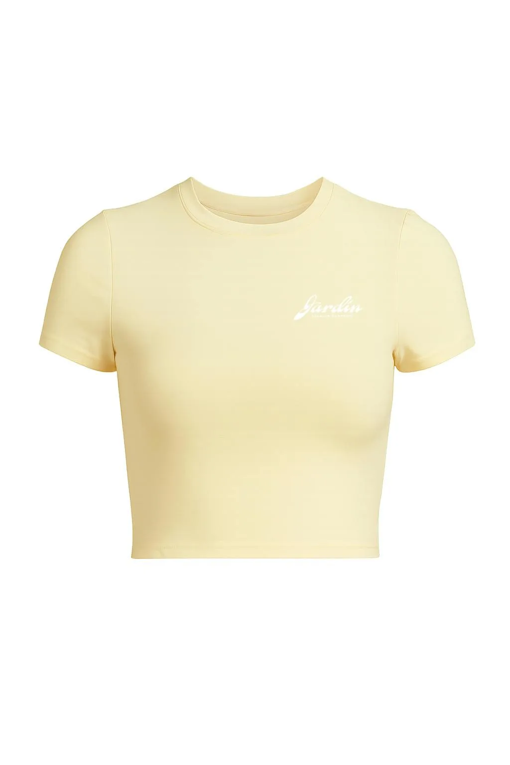 SOFT KNIT CROP | LEMON [L]