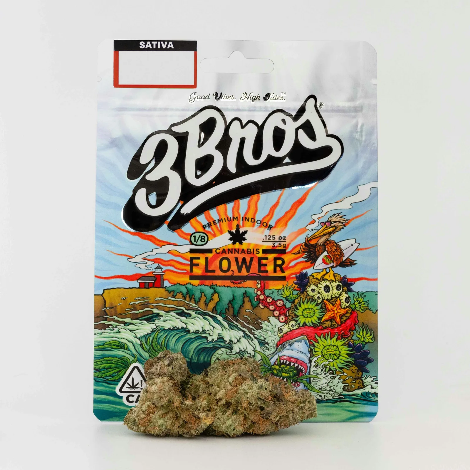 3 Bros | Indoor Flower | 3.5g | Citrus Mintz | Sativa
