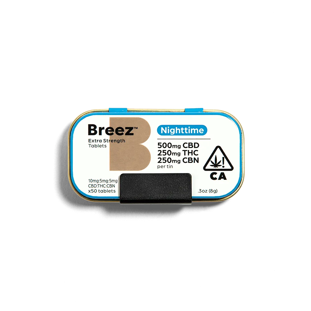 Breez Extra-Strength Nighttime Tablet Tin