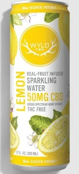 Lemon CBD Sparkling Water | 50mg