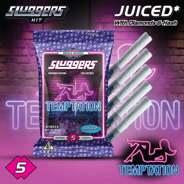 Sluggers - Infused Prerolls - 3.5g 5pk - Temptation