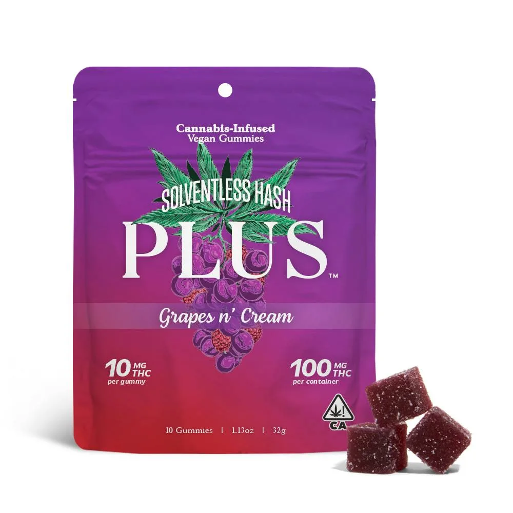 Grapes n' Cream Indica Solventless Gummies