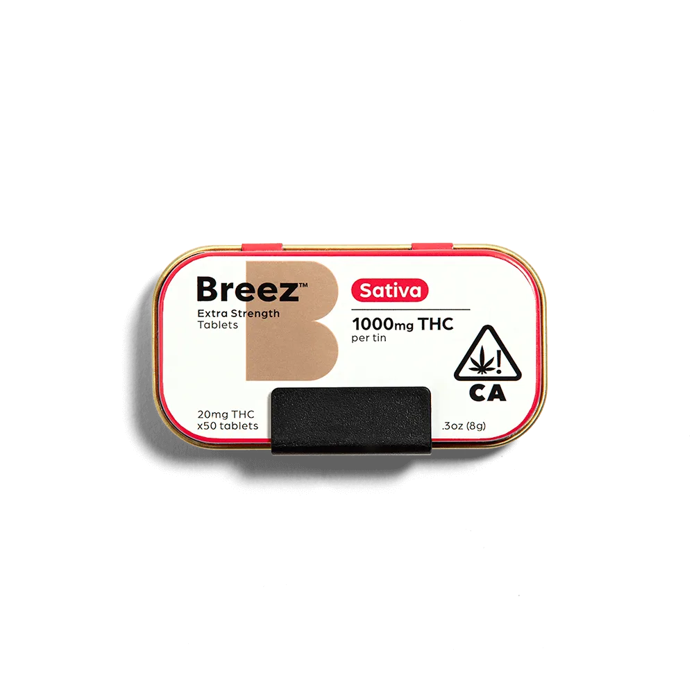 Breez Extra-Strength Sativa Tablet Tin
