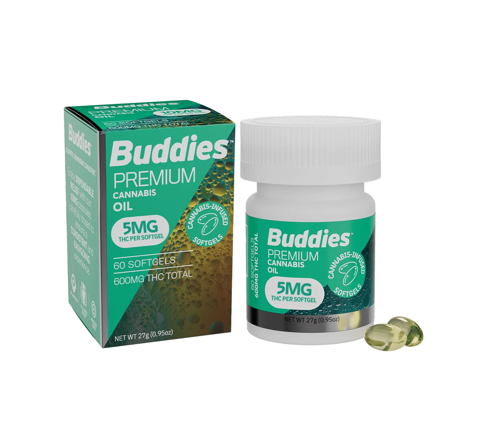 THC 5mg Capsule 60pc